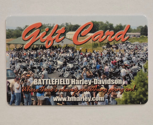 Battlefield Harley-Davidson® $75.00 Gift Certificate