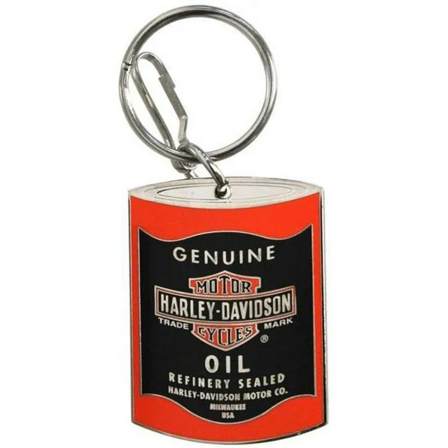 HARLEY-DAVIDSON® KEY CHAIN ENAMEL OIL CAN  4388