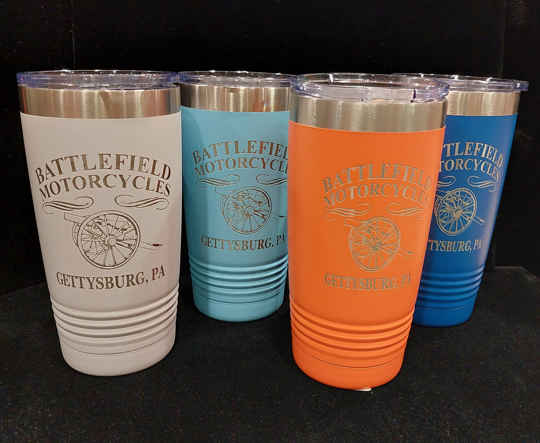 Battlefield Motorcycles 20oz Tumbler Mug , MEDIUM TUMBLER